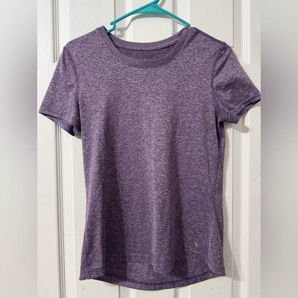 Danskin Tops - Danskin Heathered Purple Short Sleeve Athletic Tee